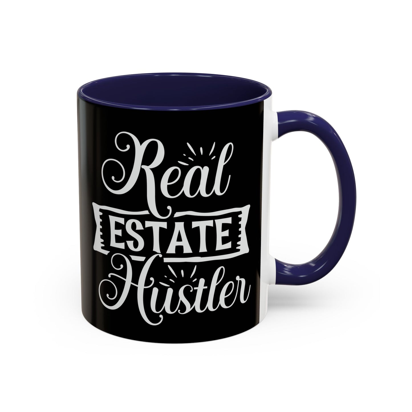 Real Estate Hustler realtor Accent Coffee Mug (11, 15oz)