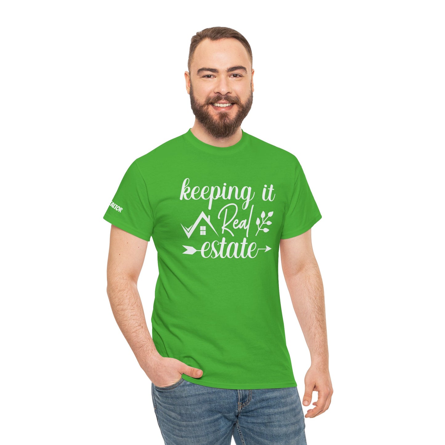 Keeping It Real Estate Unisex Heavy Cotton Tee