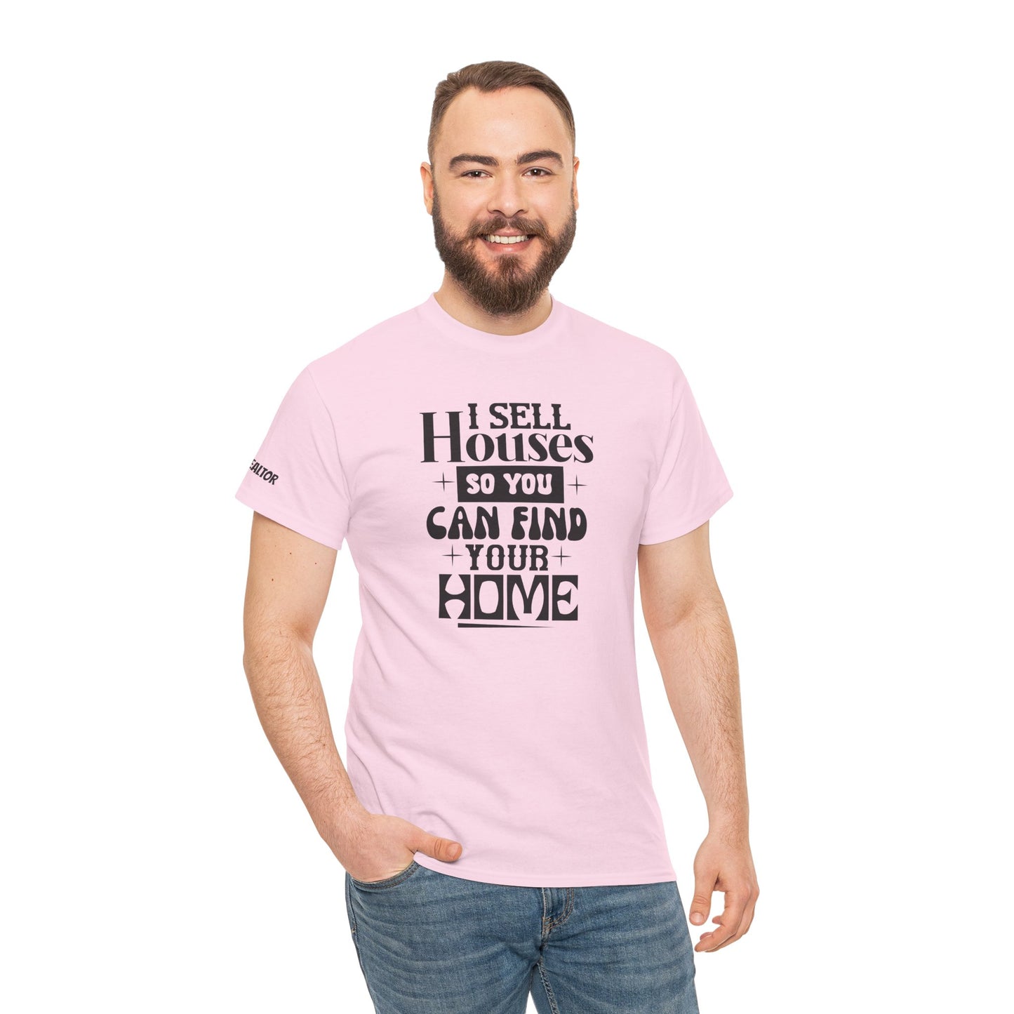 I Sell Houses Unisex Heavy Cotton Tee - Perfect Gift for Real Estate Agents!
