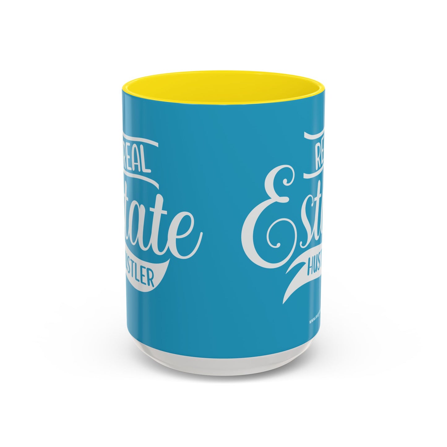 Real Estate Hustler Realtor Accent Coffee Mug (11, 15oz)