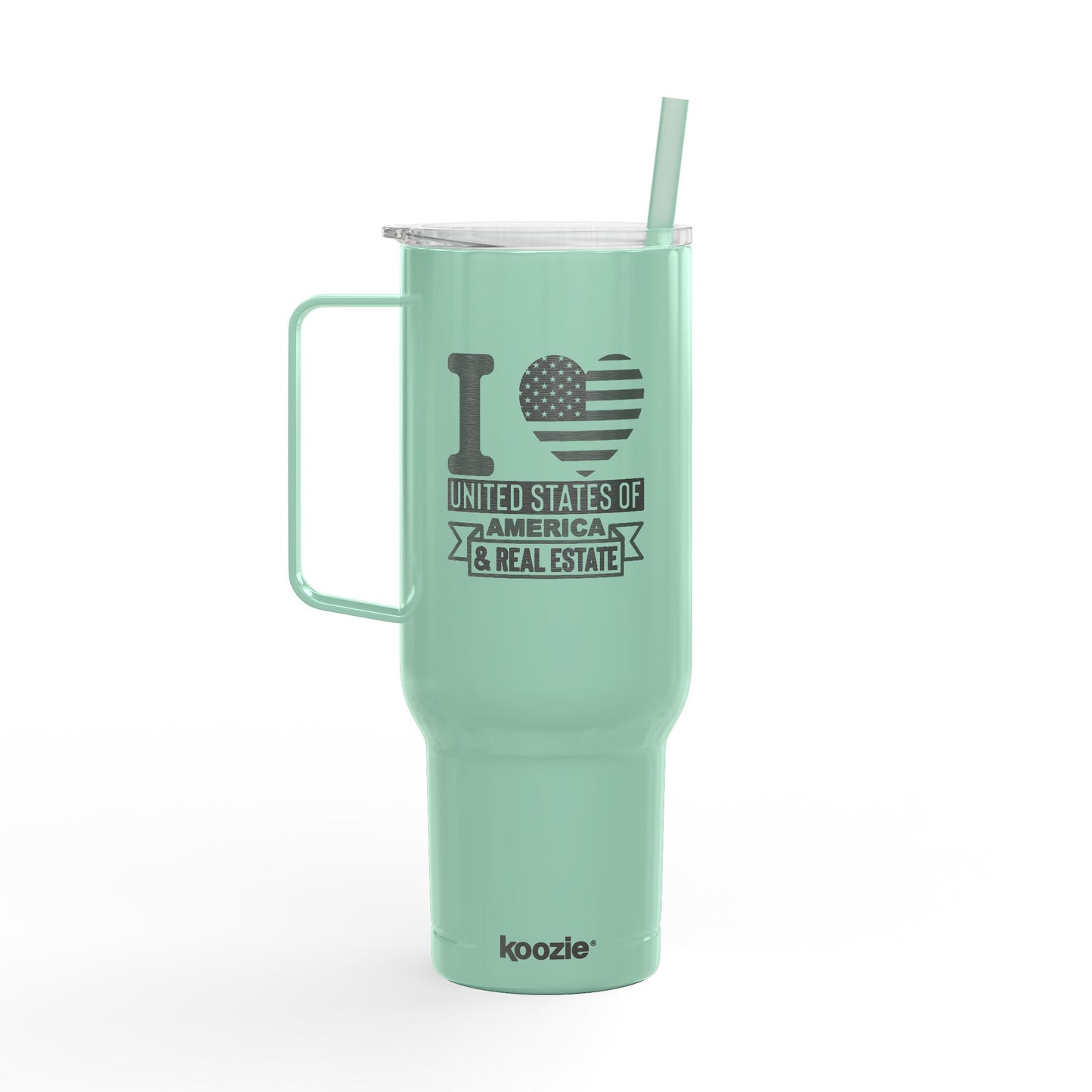 I ❤️ United States of America & Real Estate – 40oz Tumbler for Realtors