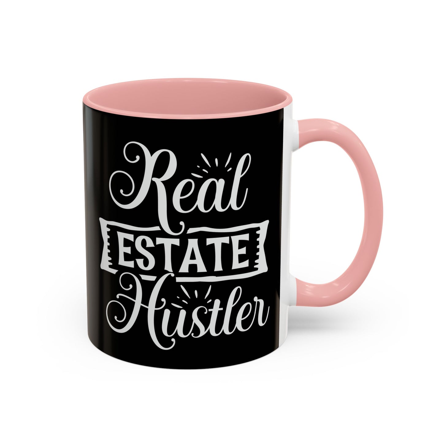 Real Estate Hustler realtor Accent Coffee Mug (11, 15oz)