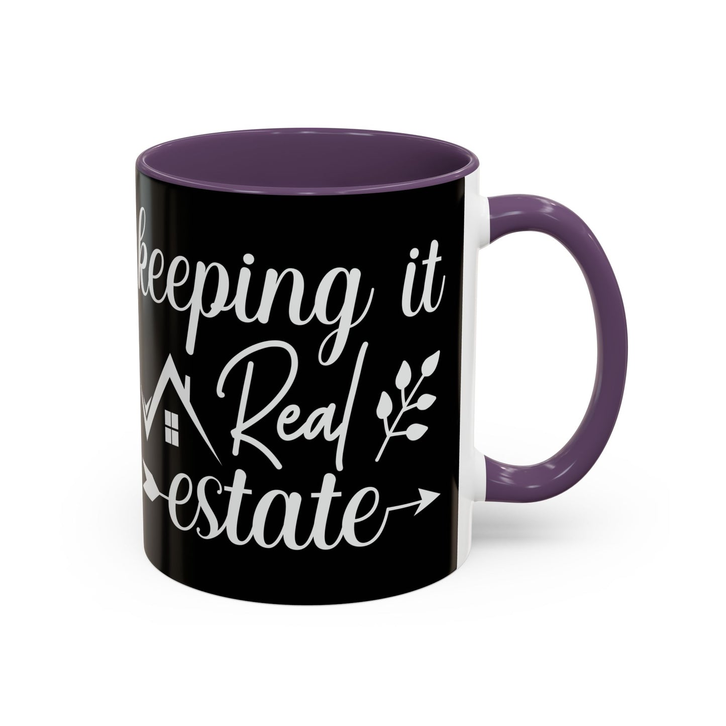 Keeping It Real Realtor Accent Coffee Mug (11, 15oz)