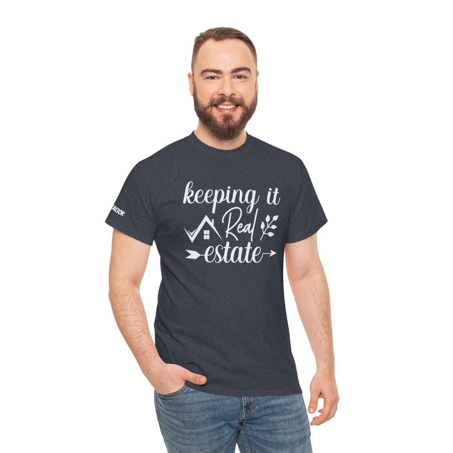 Keeping It Real Estate Unisex Heavy Cotton Tee