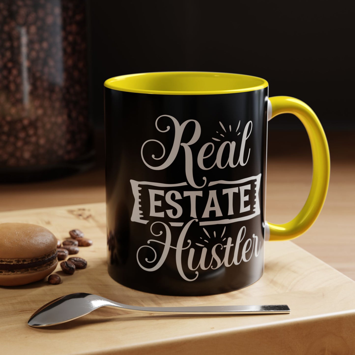 Real Estate Hustler realtor Accent Coffee Mug (11, 15oz)