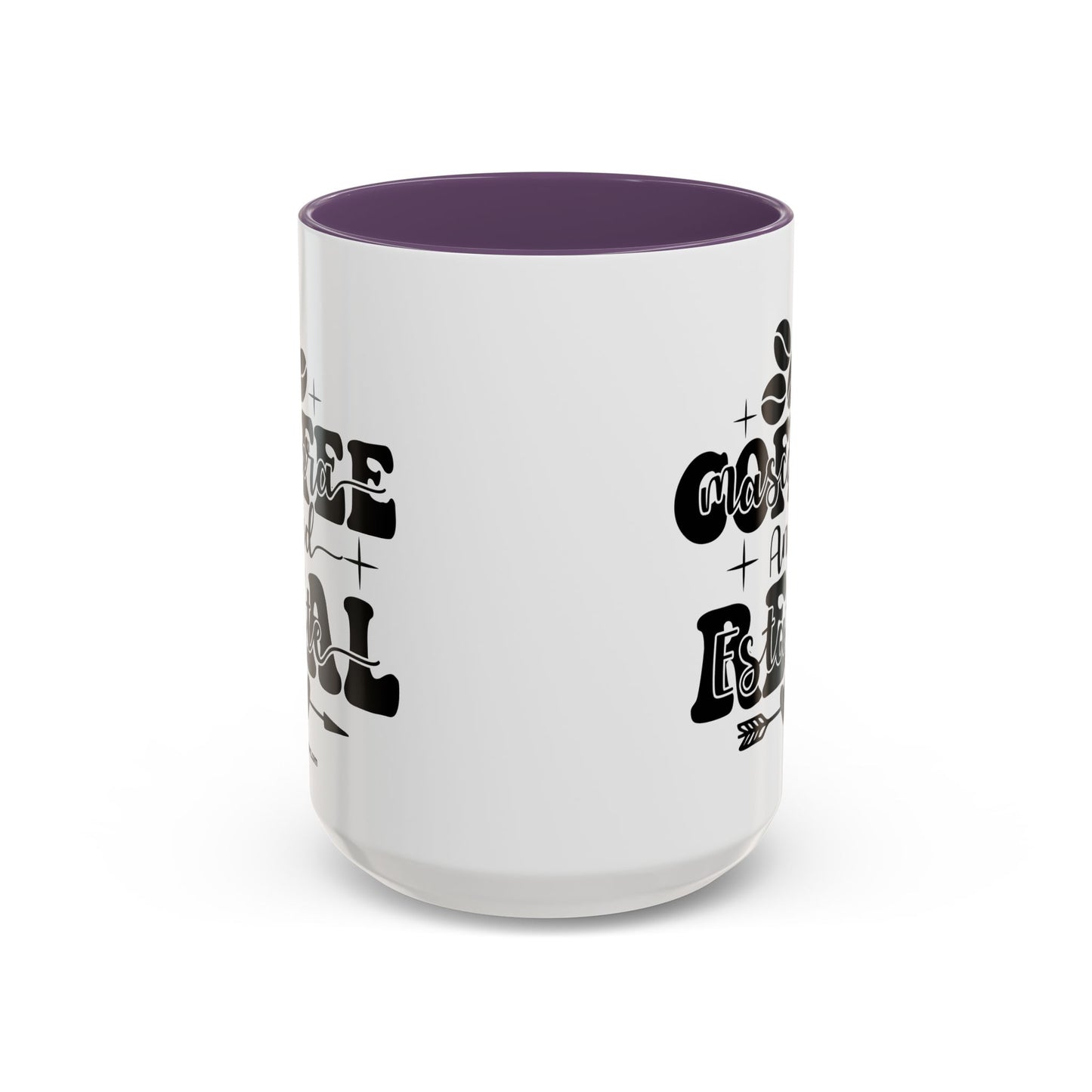 Coffee Mascara And Real Estate Realtor Accent Coffee Mug (11, 15oz)