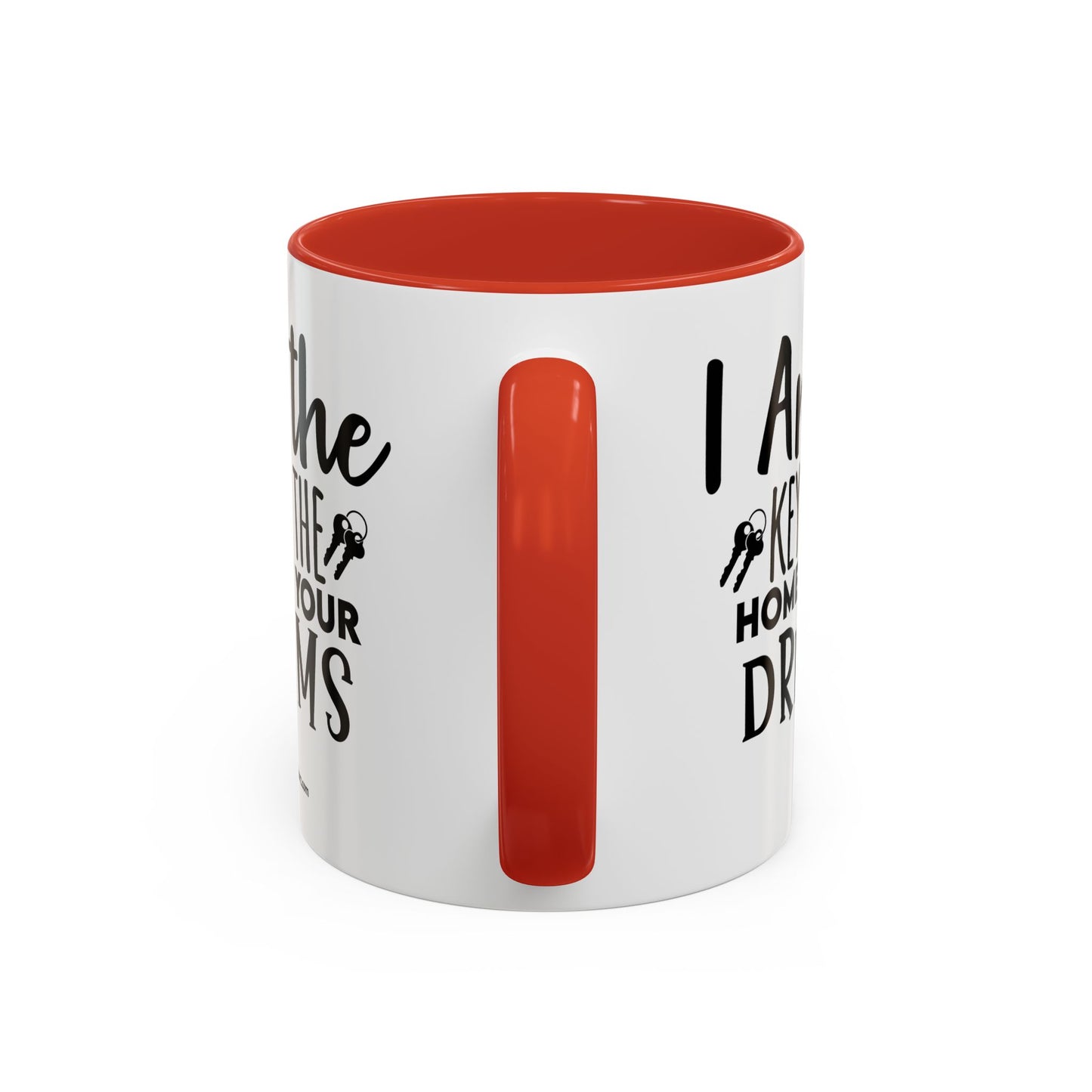 I Am The Key Realtor Accent Coffee Mug (11, 15oz)