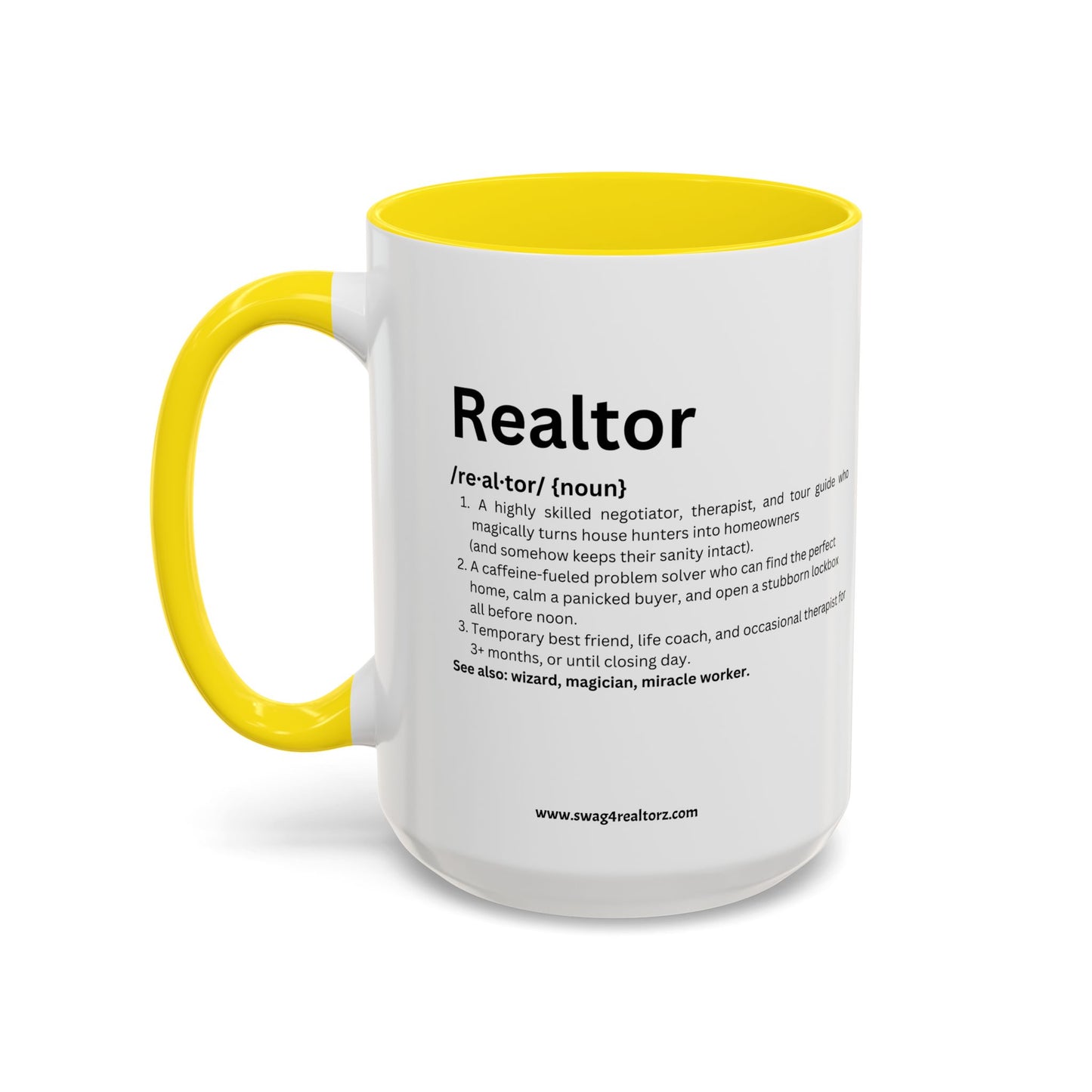 Funny Realtor Definition Coffee Mug (11, 15oz)
