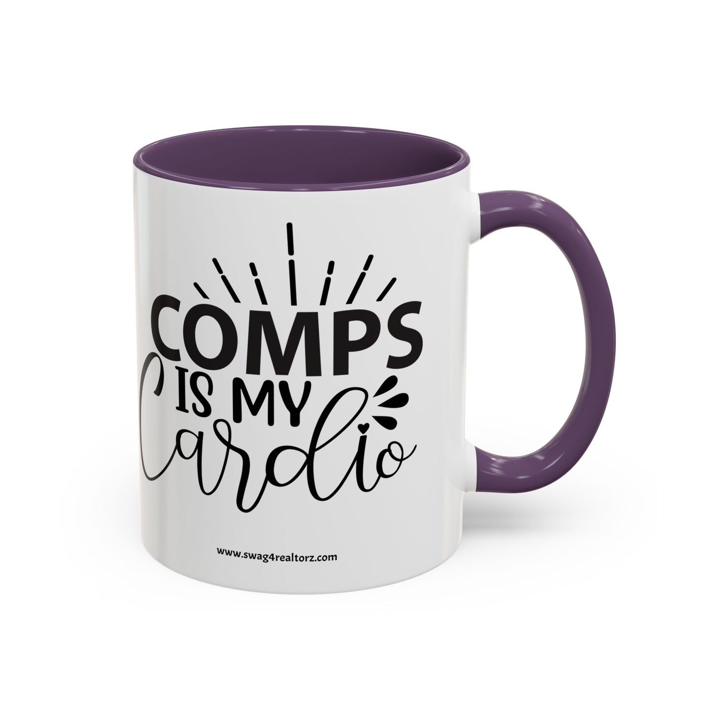 Comps Are My Cardo Realtor Accent Coffee Mug (11, 15oz)