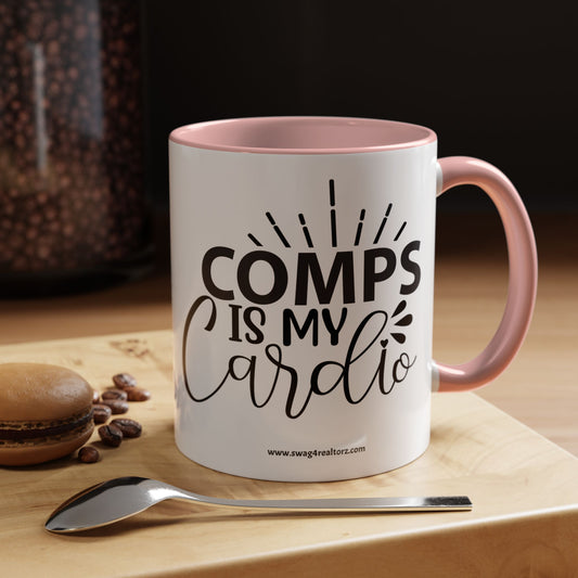 Comps Are My Cardo Realtor Accent Coffee Mug (11, 15oz)
