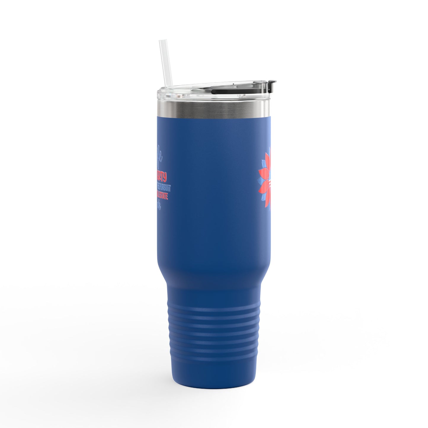 Life, Liberty & the Pursuit of Real Estate Deals – 40oz Patriotic Tumbler for Agents on the Move 🇺🇸💼✨