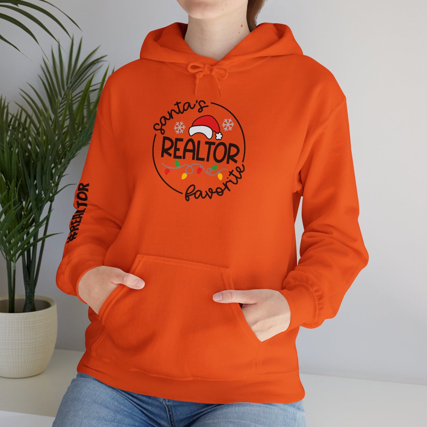 🎅 Santa’s Favorite Realtor Hoodie – Sleigh Listings in Style