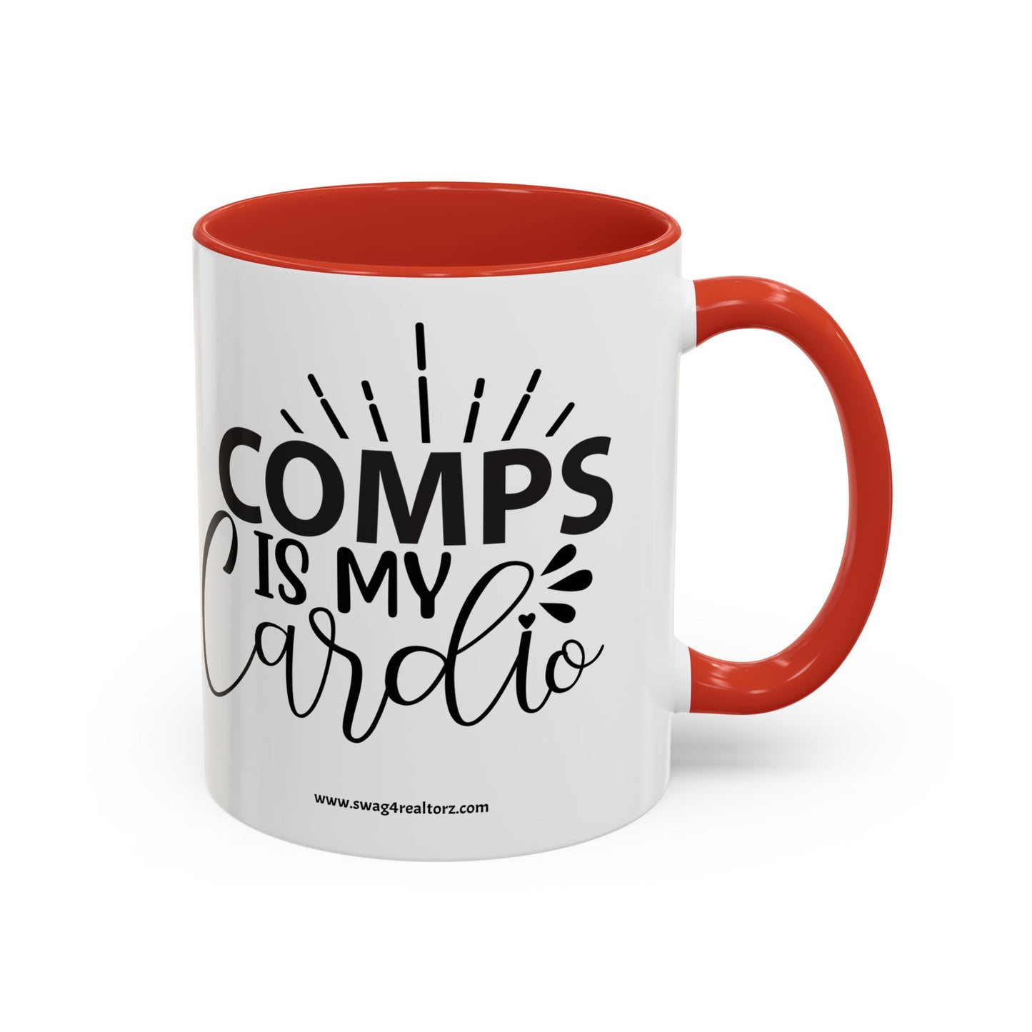 Comps Are My Cardo Realtor Accent Coffee Mug (11, 15oz)