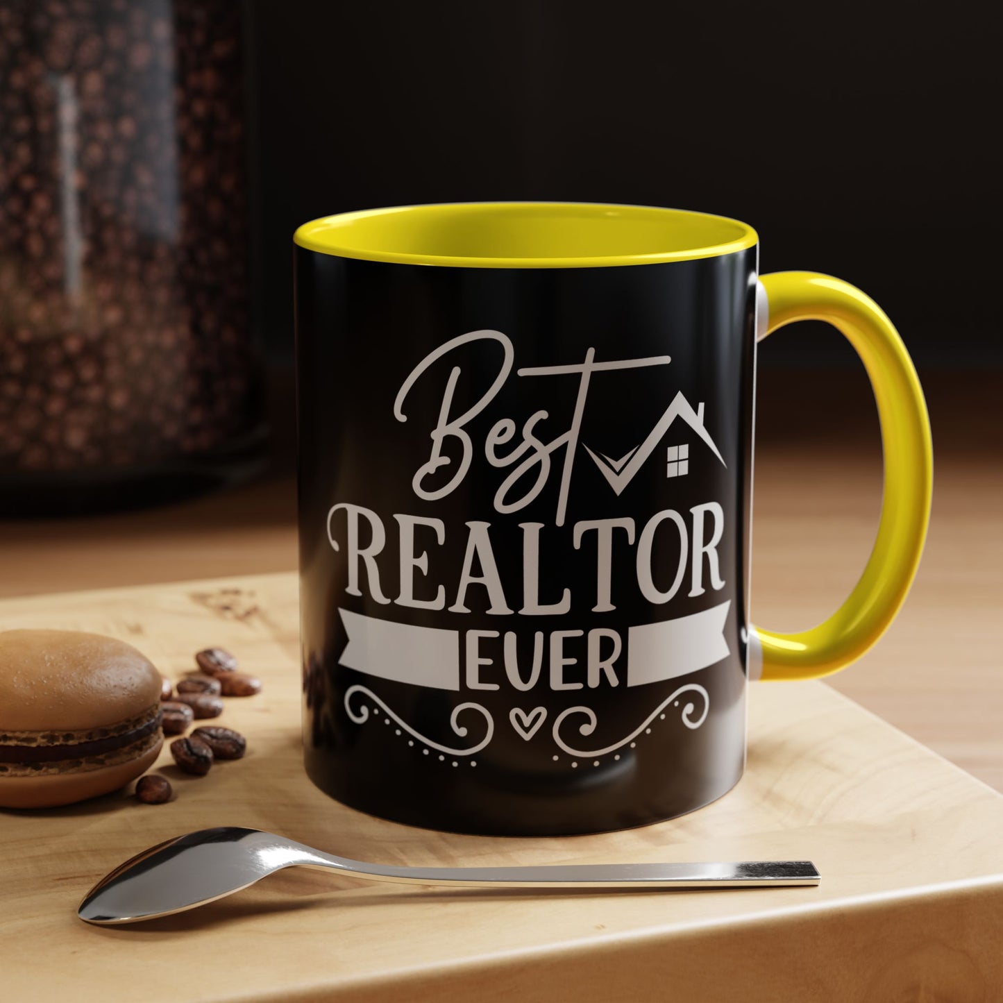 Best Realtor Ever Accent Coffee Mug (11, 15oz)