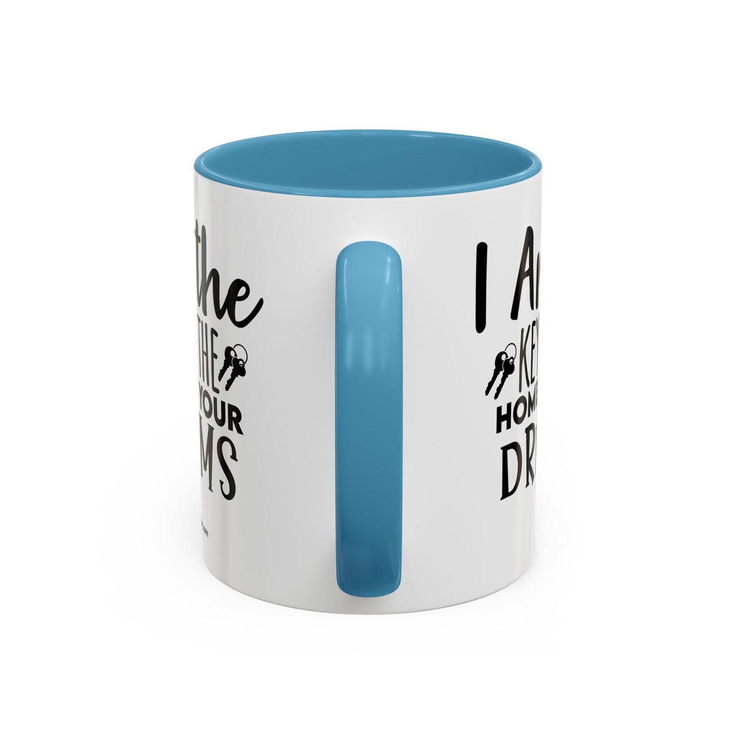 I Am The Key Realtor Accent Coffee Mug (11, 15oz)