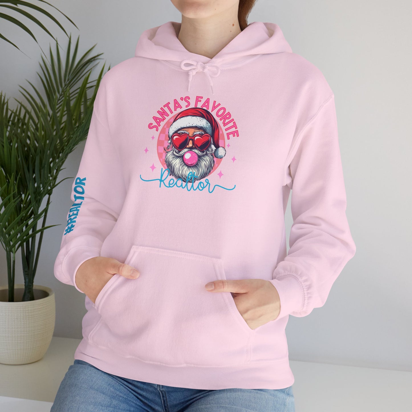 🎅 Santa’s Favorite Realtor Hoodie – Sleighin’ in Style Since Day One