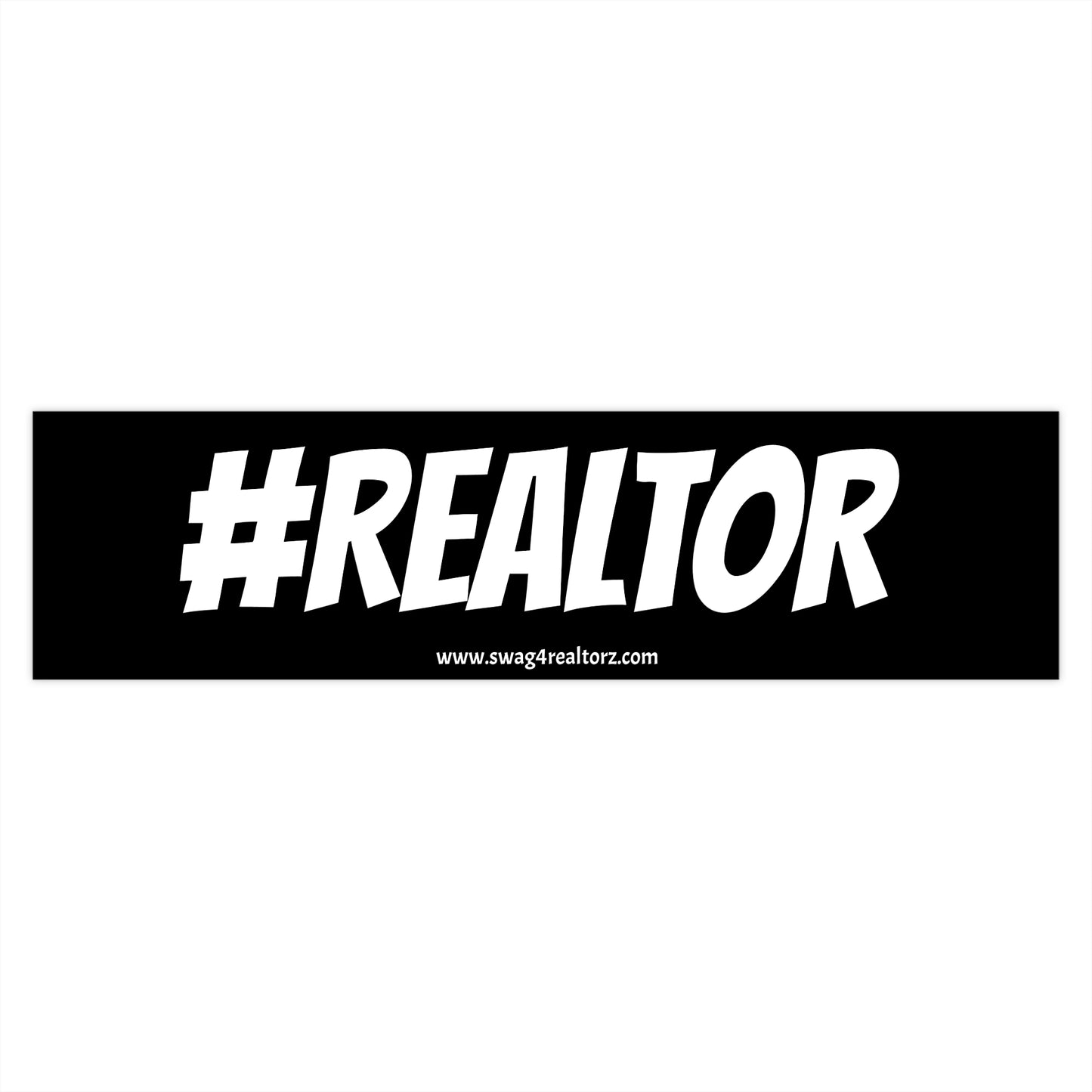 🏡 #REALTOR Bumper Sticker – Ride or Die for Real Estate 🚗