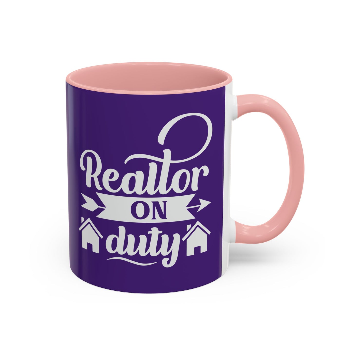 Realtor On Duty Accent Coffee Mug (11, 15oz)