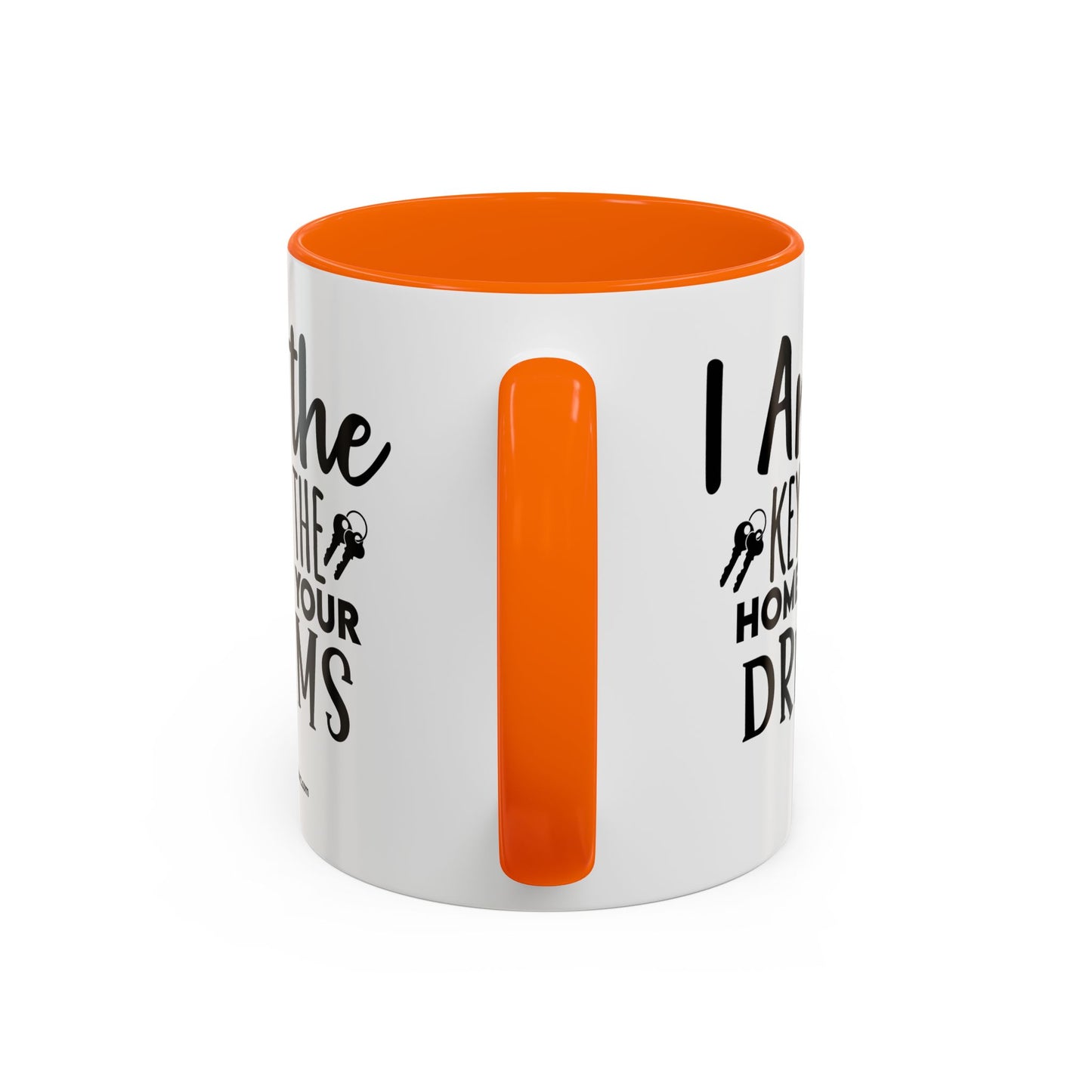 I Am The Key Realtor Accent Coffee Mug (11, 15oz)