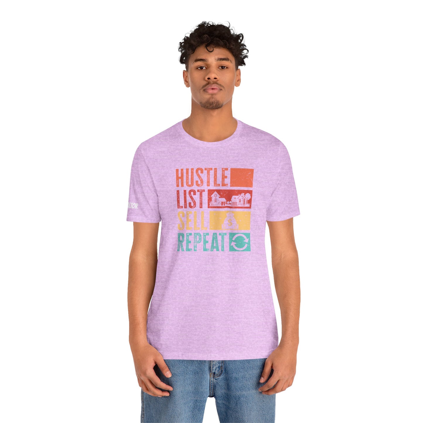 π‘ Hustle. List. Sell. Repeat. β The Official Realtor Mantra Tee! π‘