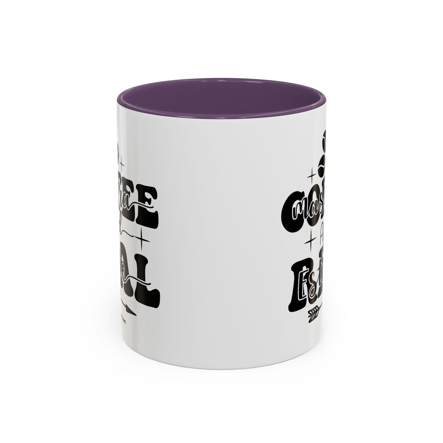 Coffee Mascara And Real Estate Realtor Accent Coffee Mug (11, 15oz)