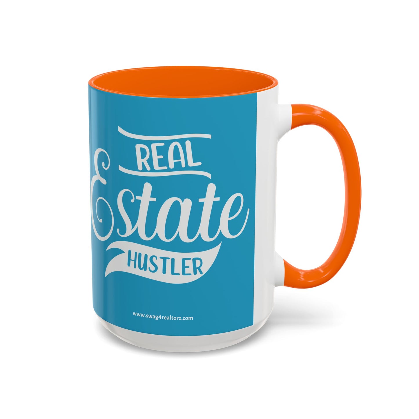 Real Estate Hustler Realtor Accent Coffee Mug (11, 15oz)