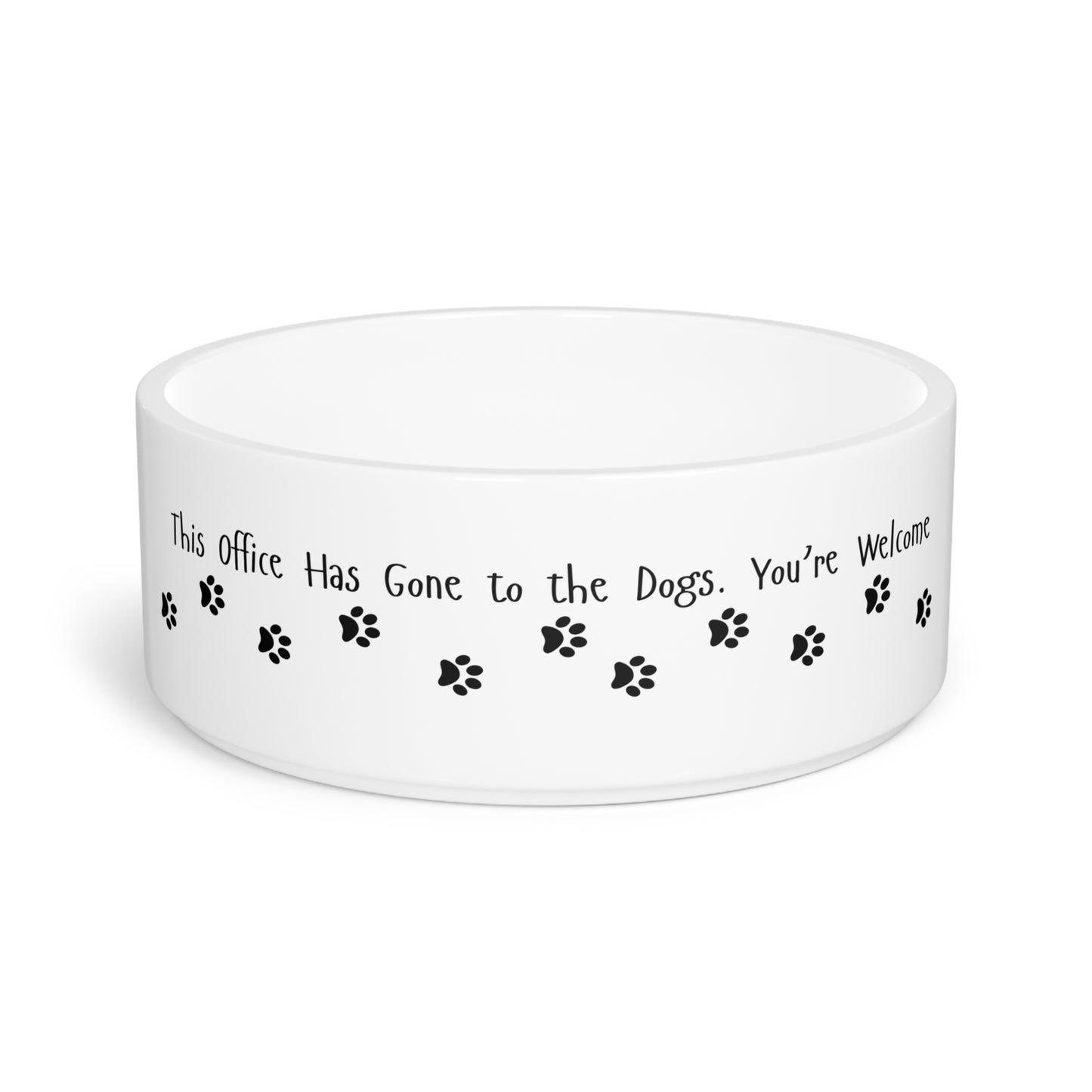 This Office Has Gone to the Dogs – Funny Realtor Dog Bowl
