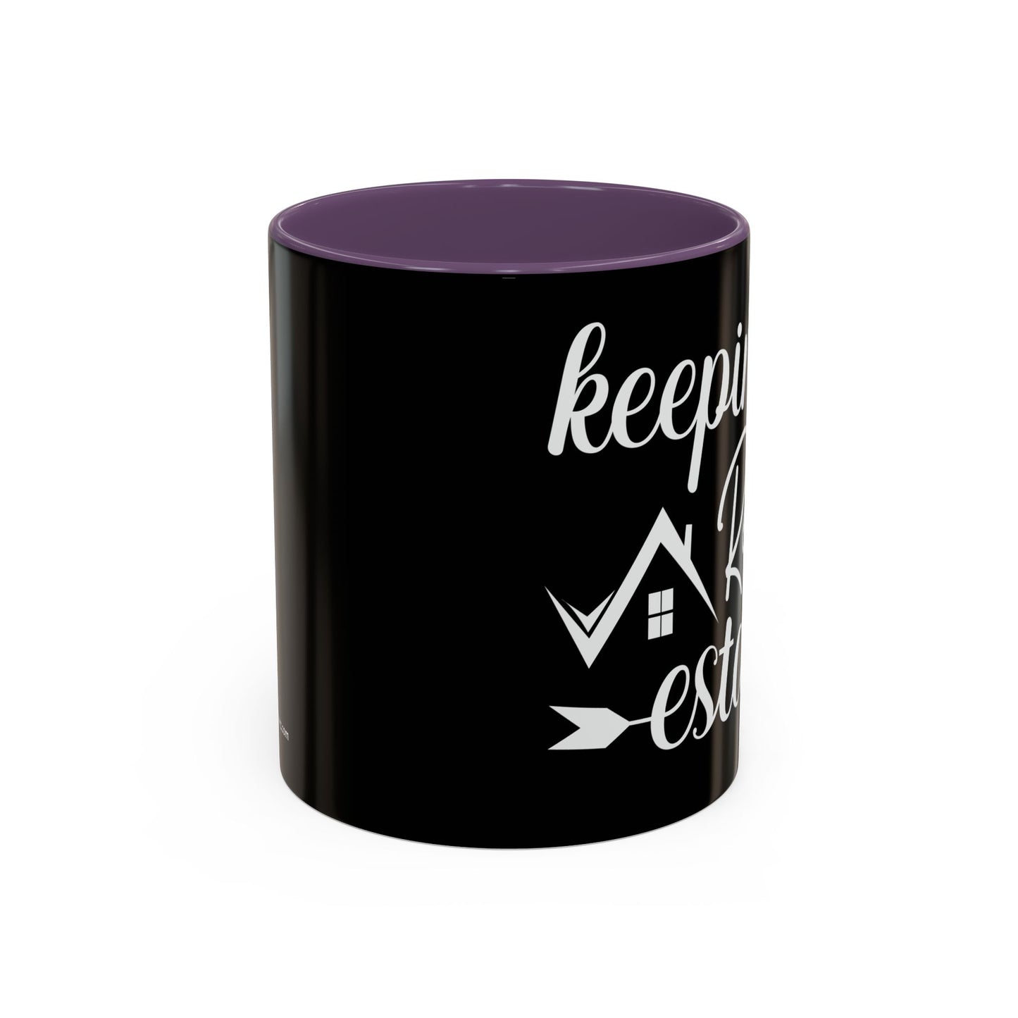 Keeping It Real Estate Realtor Accent Coffee Mug (11, 15oz)