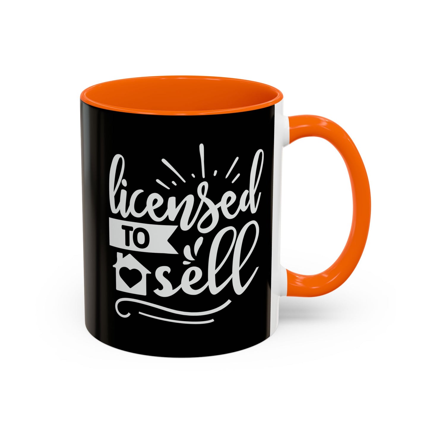 Licensed To Sell Realtor Accent Coffee Mug (11, 15oz)