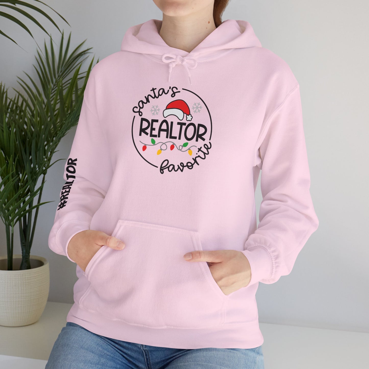 🎅 Santa’s Favorite Realtor Hoodie – Sleigh Listings in Style