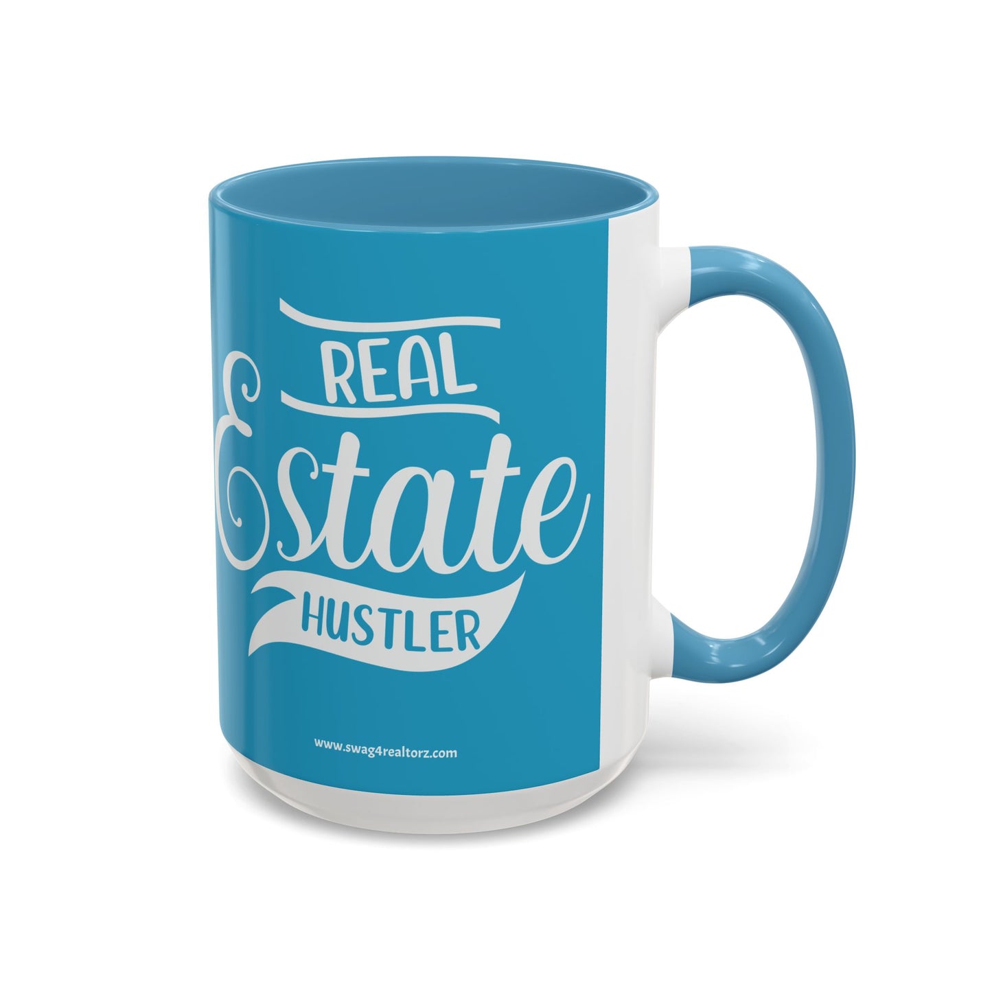 Real Estate Hustler Realtor Accent Coffee Mug (11, 15oz)