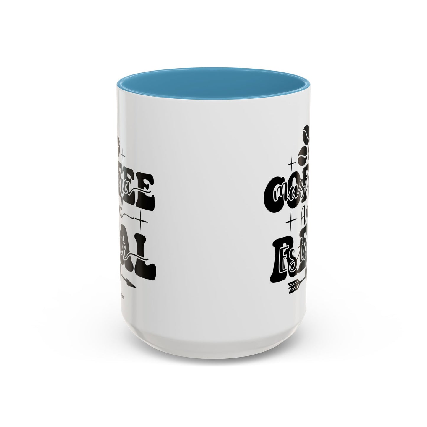 Coffee Mascara And Real Estate Realtor Accent Coffee Mug (11, 15oz)