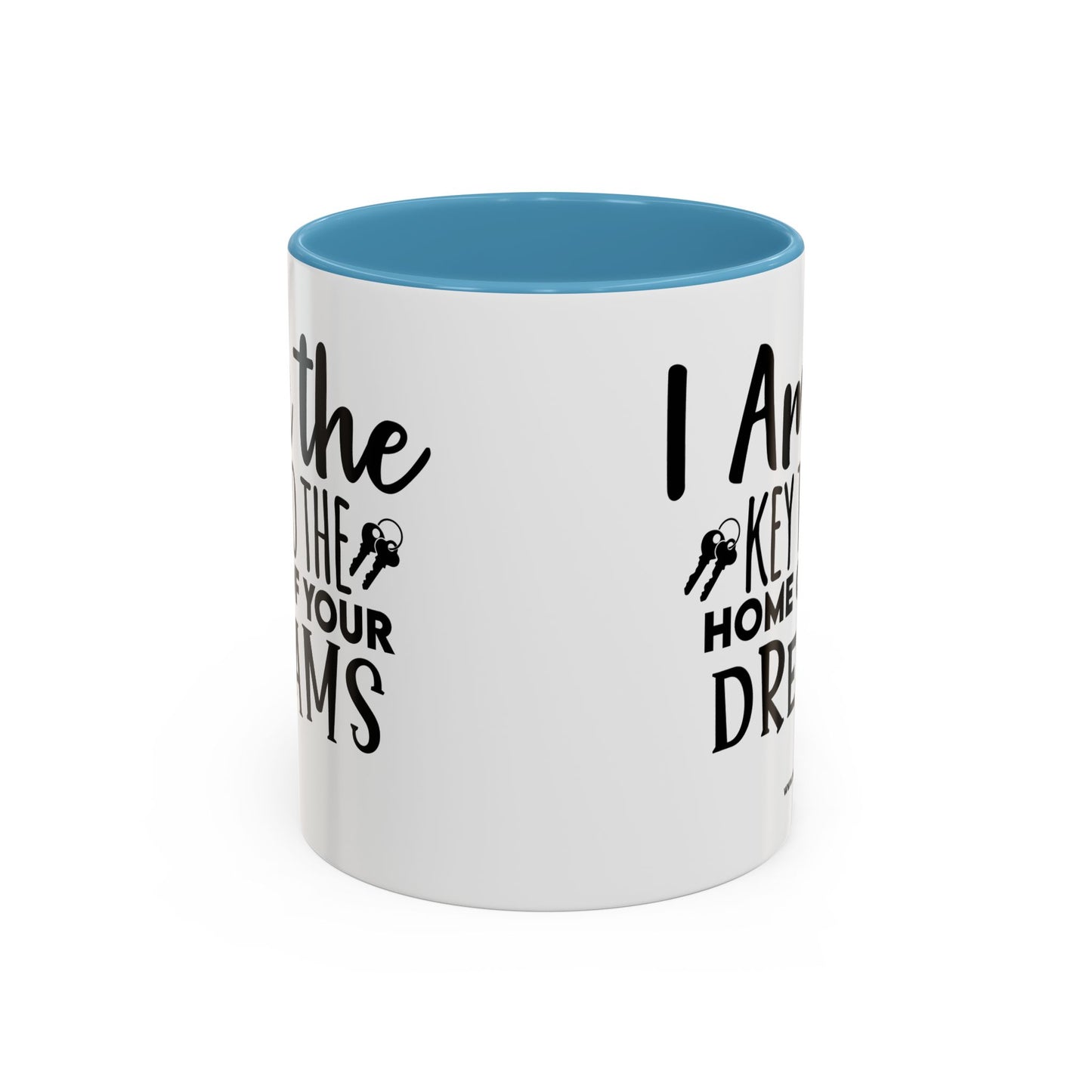 I Am The Key Realtor Accent Coffee Mug (11, 15oz)