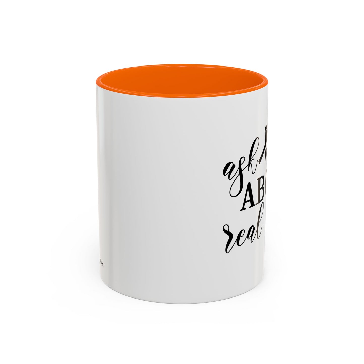 Ask Me About Real Estate Realtor Accent Coffee Mug (11, 15oz)