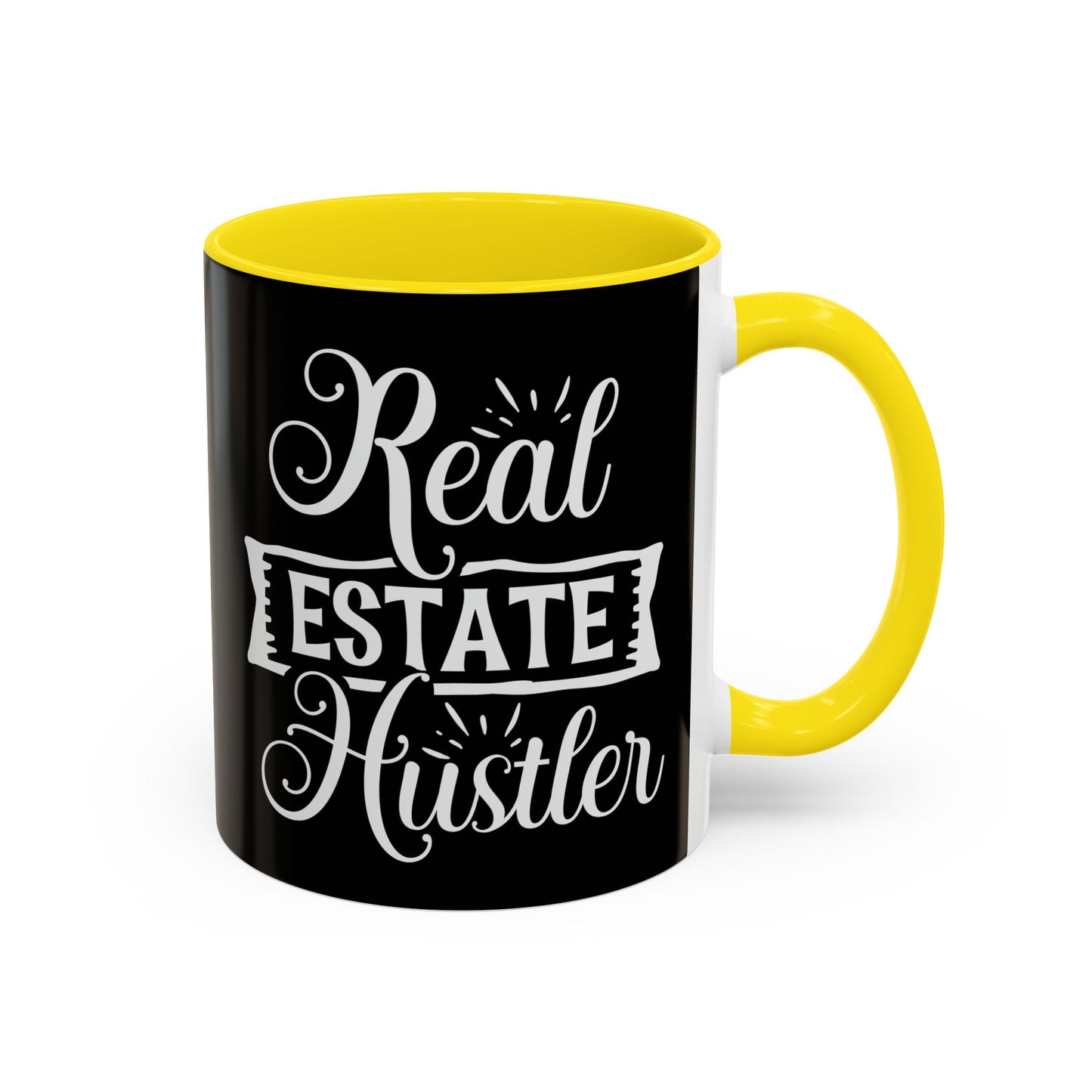 Real Estate Hustler realtor Accent Coffee Mug (11, 15oz)