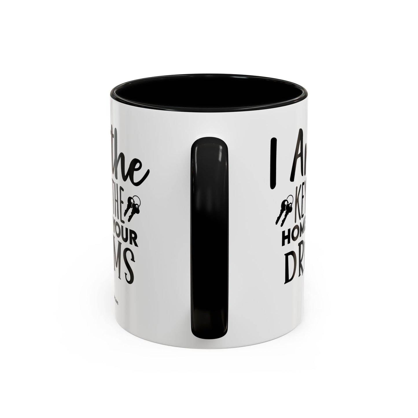 I Am The Key Realtor Accent Coffee Mug (11, 15oz)
