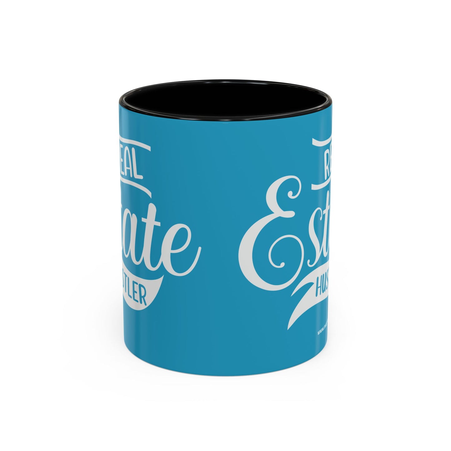 Real Estate Hustler Realtor Accent Coffee Mug (11, 15oz)
