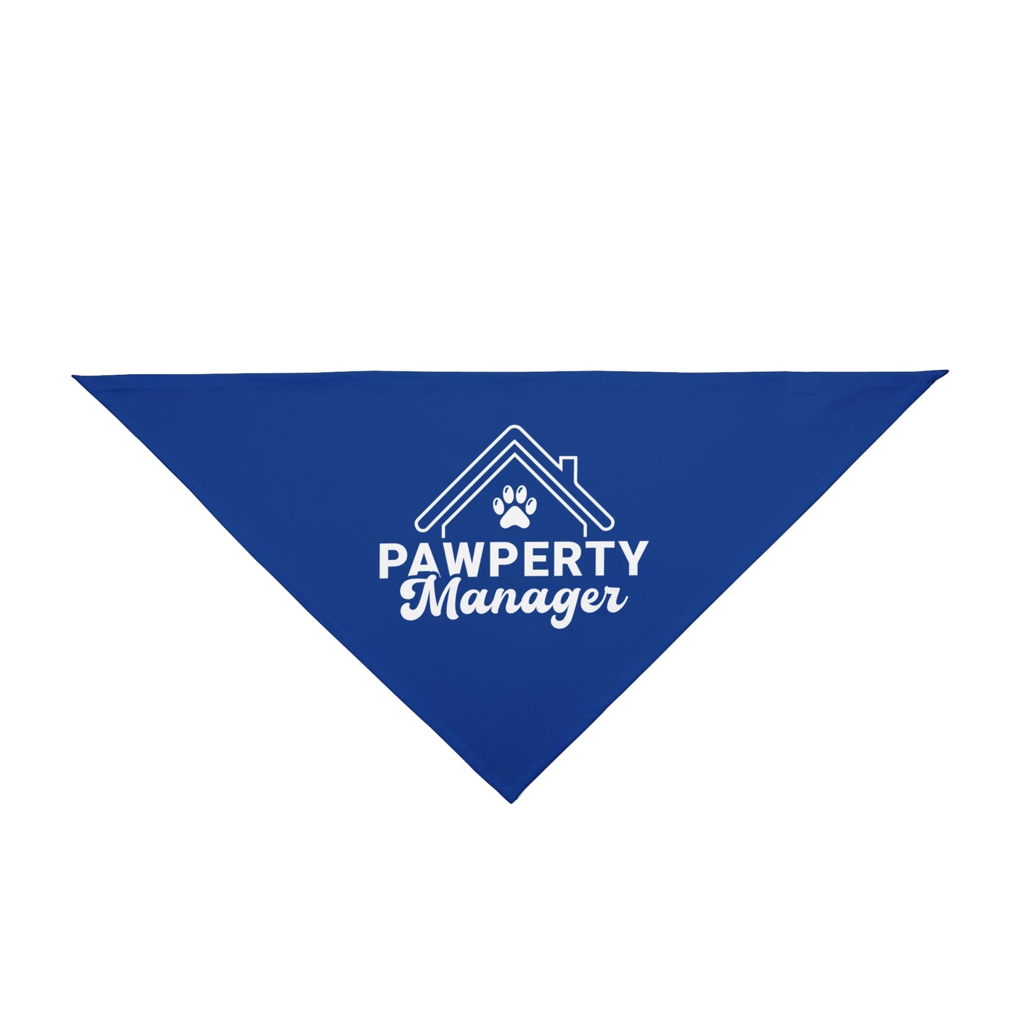 “Pawperty Manager” Dog Bandana – For the Real Estate Pup Who Runs the Show