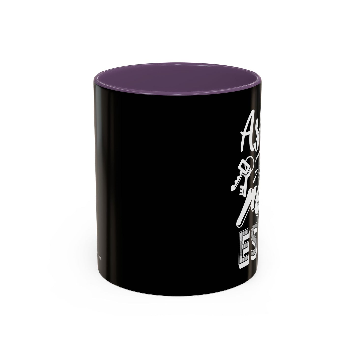 Ask Me About Real Estate Realtor Accent Coffee Mug (11, 15oz)