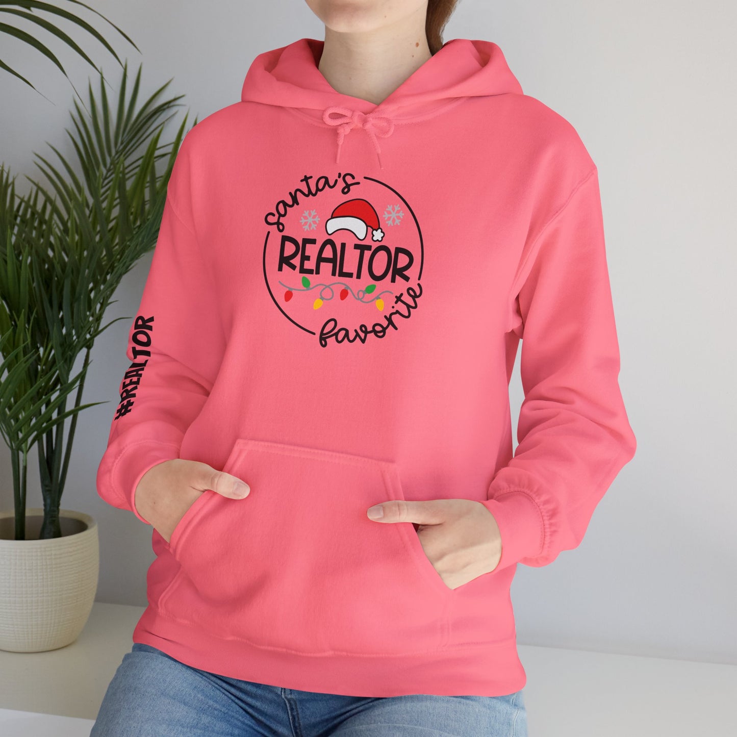 🎅 Santa’s Favorite Realtor Hoodie – Sleigh Listings in Style