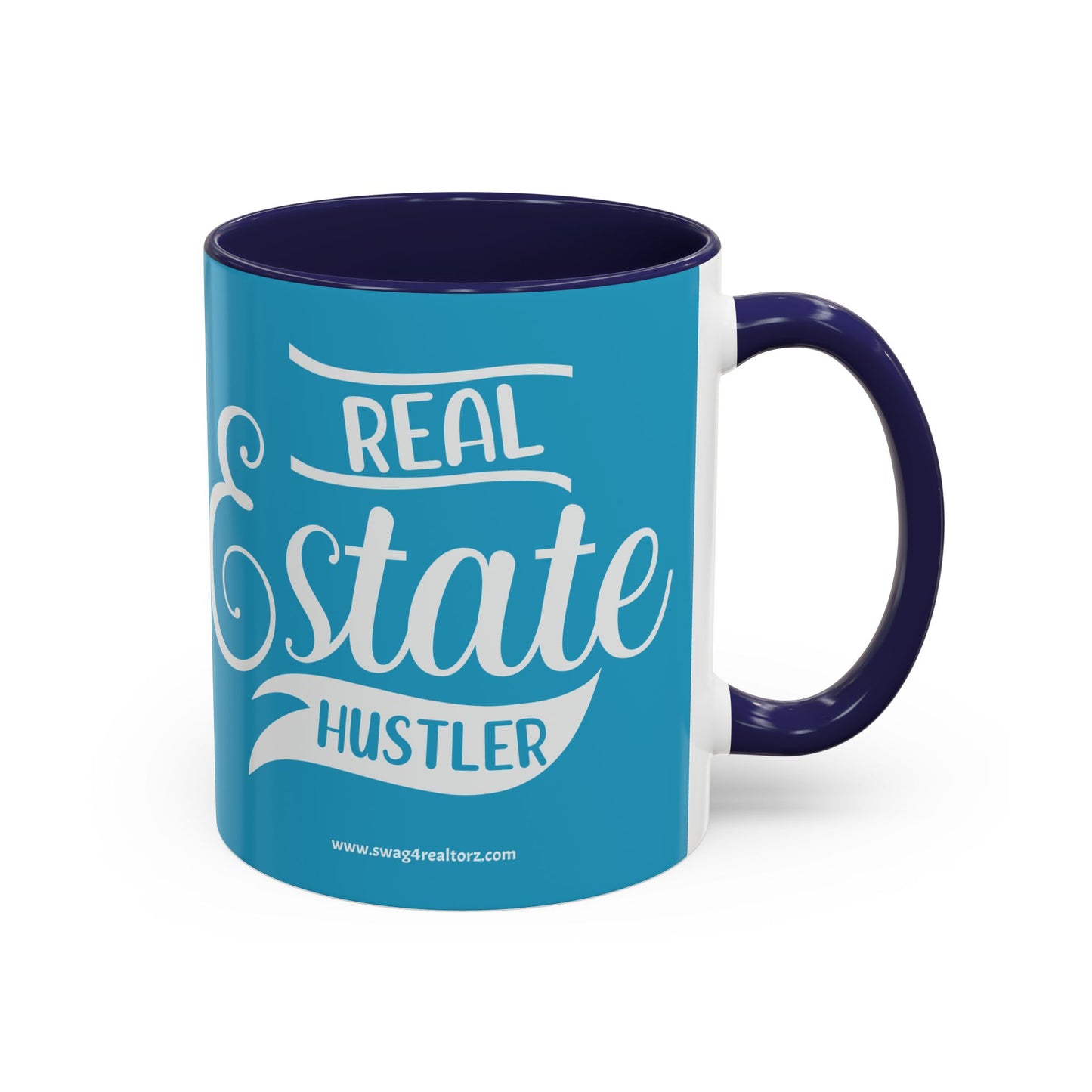 Real Estate Hustler Realtor Accent Coffee Mug (11, 15oz)