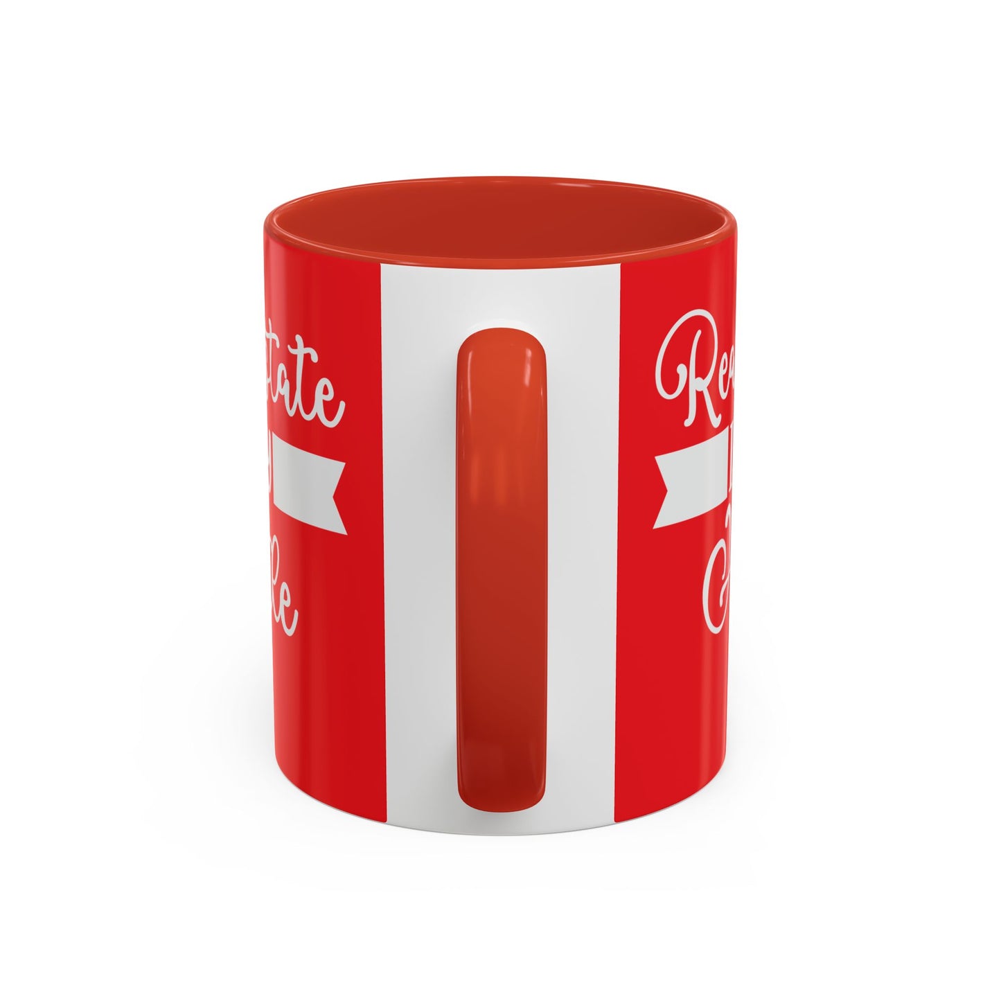 Real Estate Is My Side Hustle Realtor Accent Coffee Mug (11, 15oz)