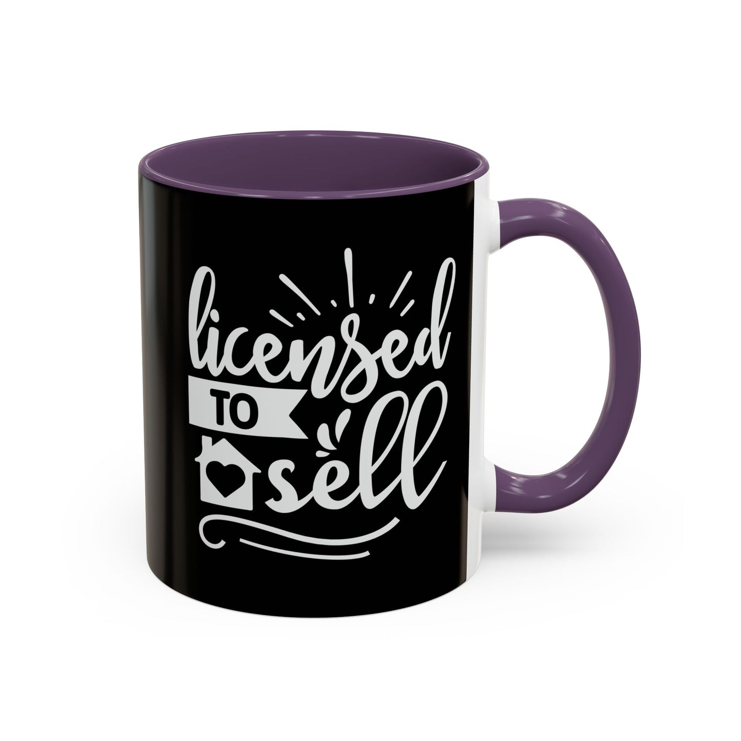 Licensed To Sell Realtor Accent Coffee Mug (11, 15oz)