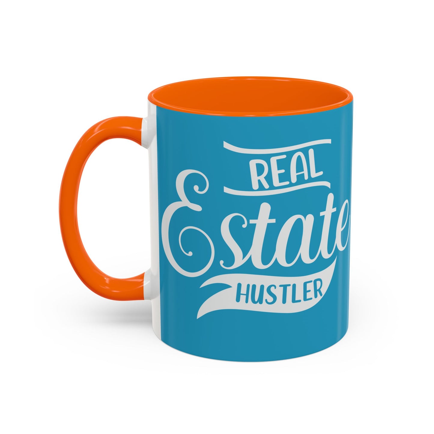 Real Estate Hustler Realtor Accent Coffee Mug (11, 15oz)