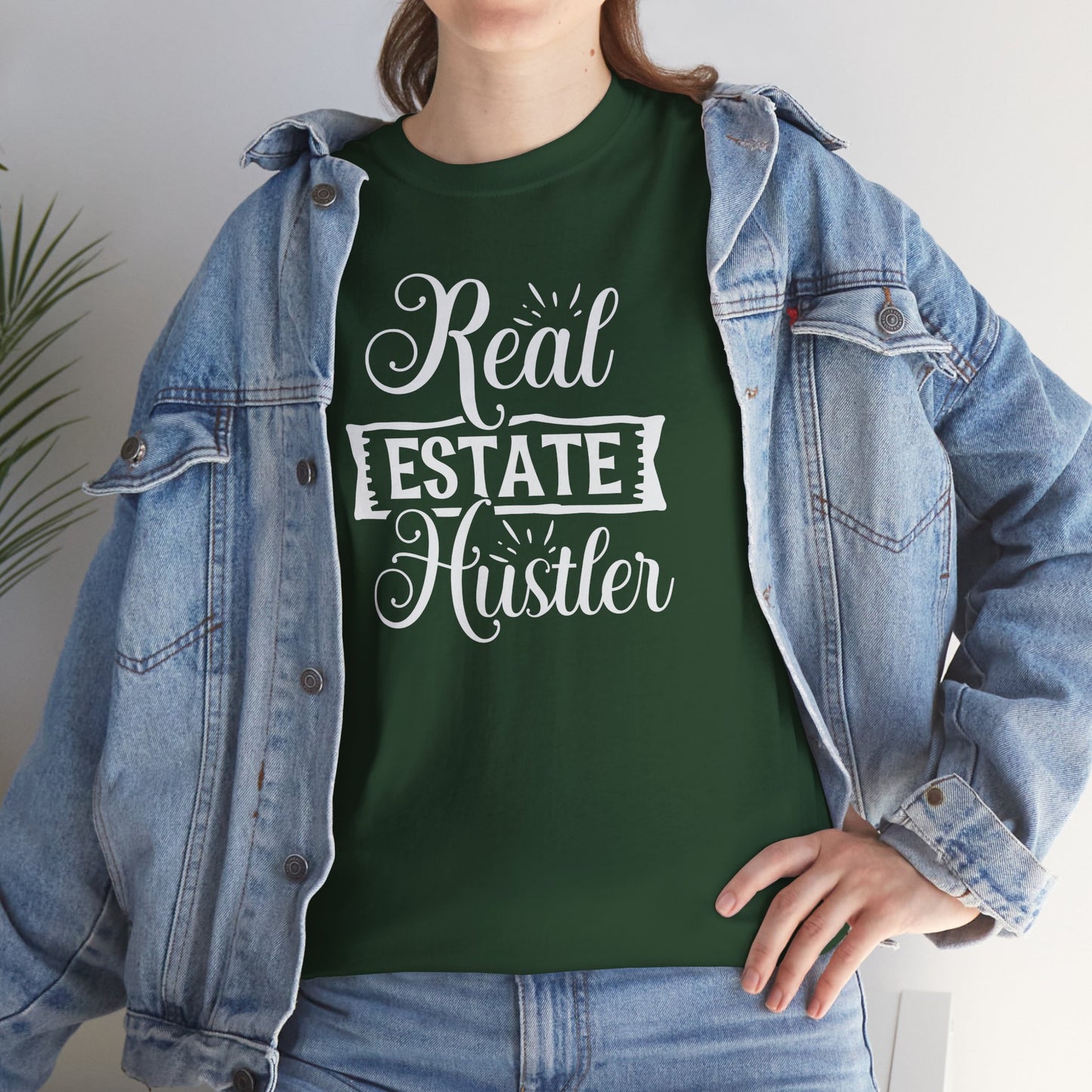 💰 "Real Estate Hustler" Tee – Because You’re Out Here Selling Homes, Not Dreams! 🏡