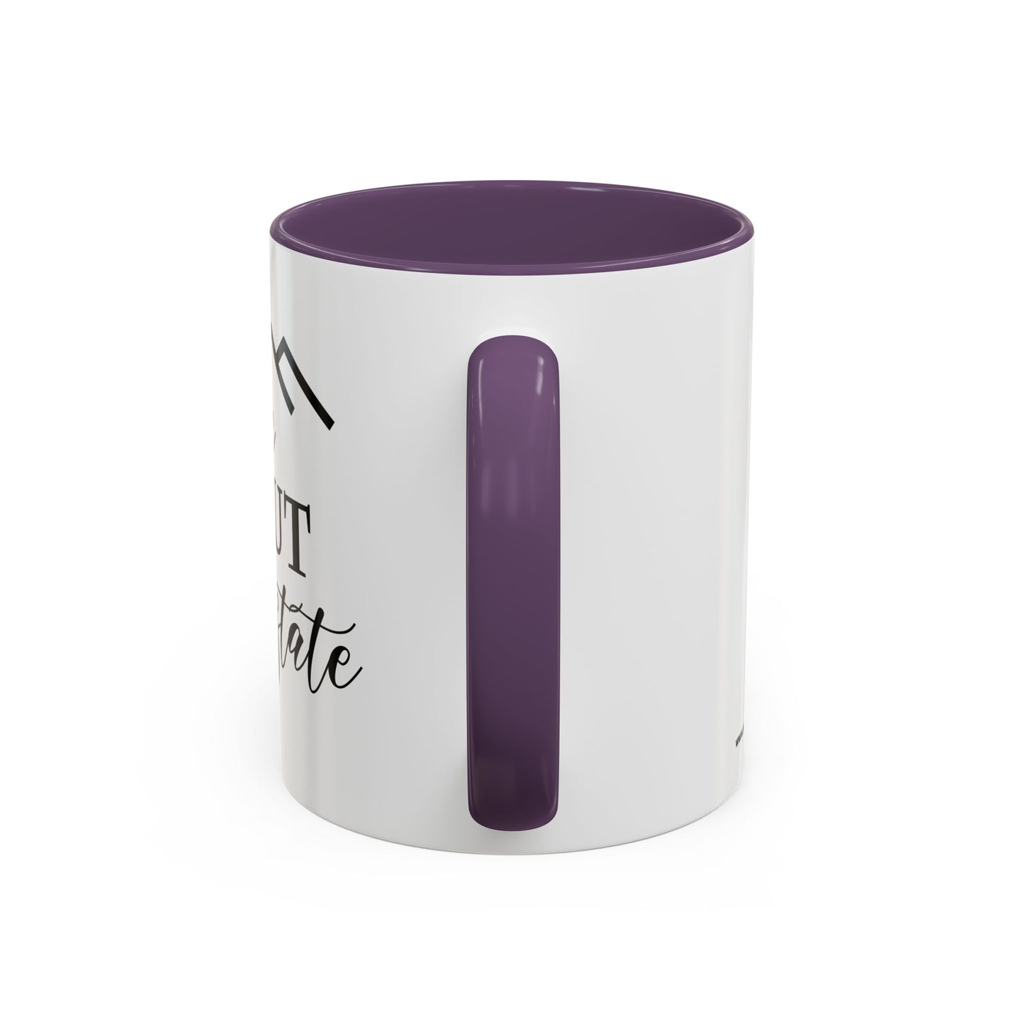 Ask Me About Real Estate Realtor Accent Coffee Mug (11, 15oz)