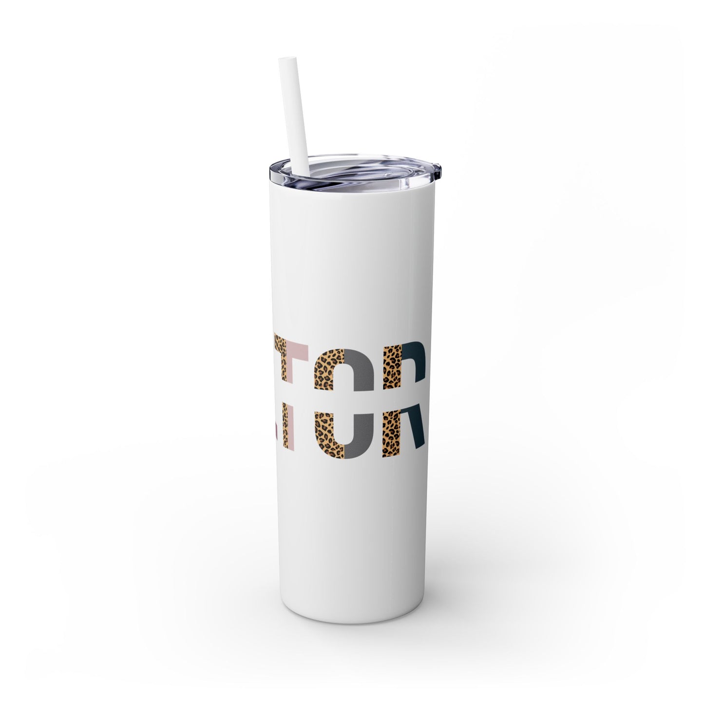 Realtor Tumbler 20oz– Personalized Leopard Print REALTOR Design for Real Estate Agents