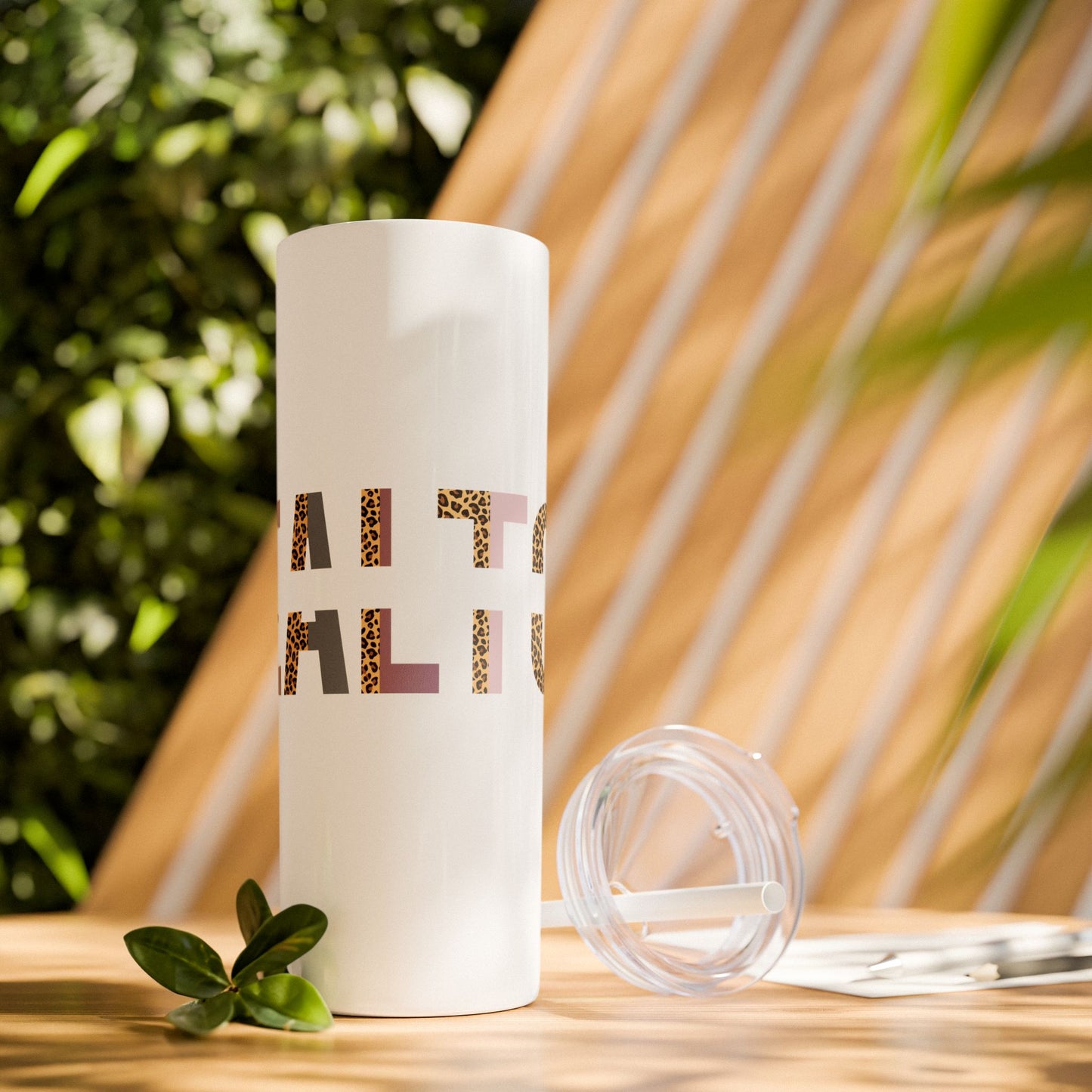 Realtor Tumbler 20oz– Personalized Leopard Print REALTOR Design for Real Estate Agents