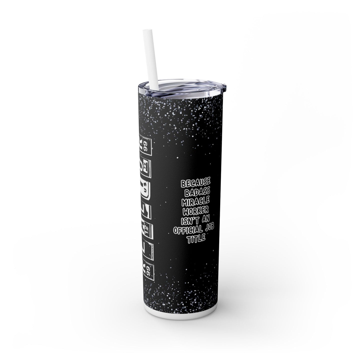 Realtor Nutrition Facts Tumbler – 20 oz Stainless Steel Mug with Bold Quote