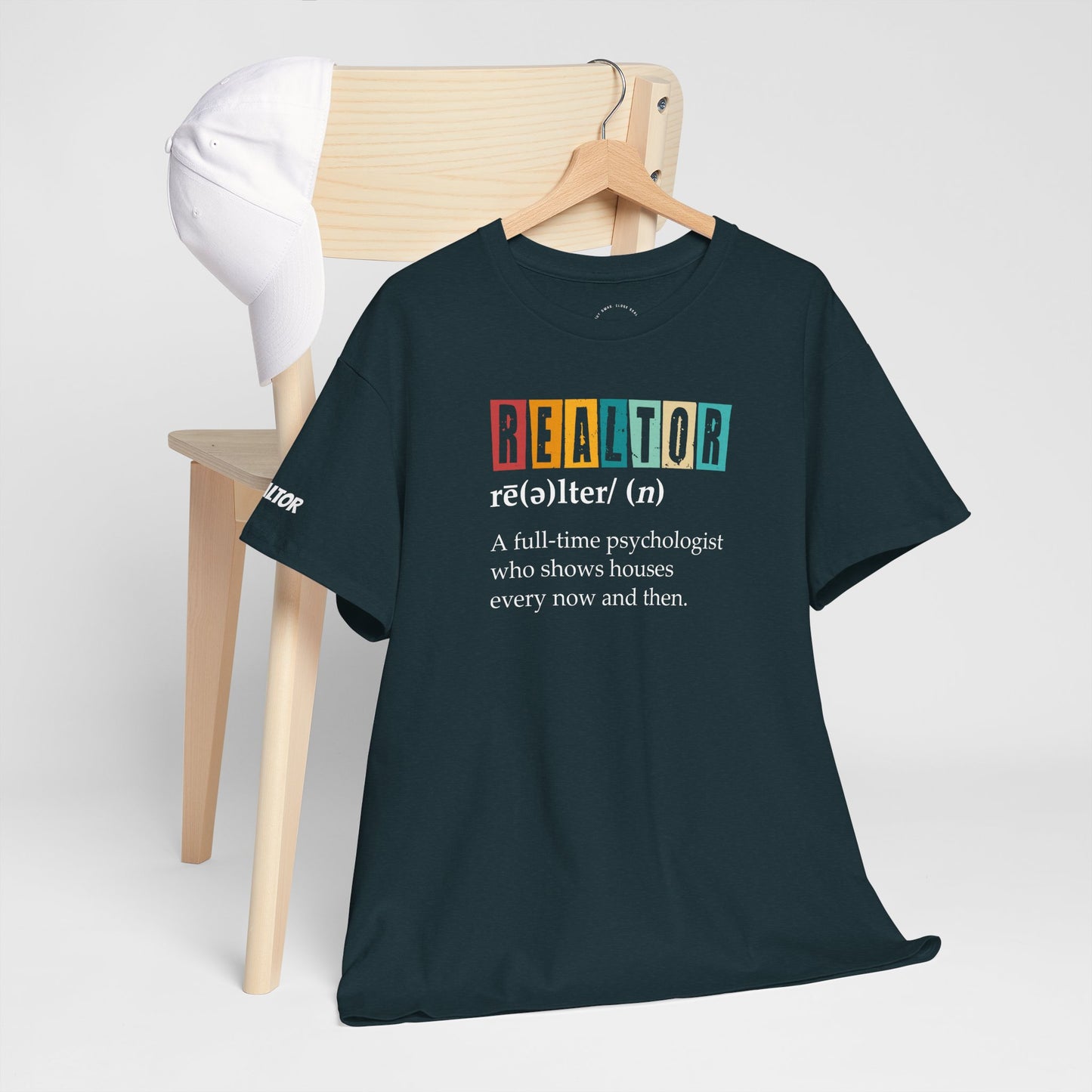 π§ REALTOR: A Full-Time Psychologist Who Shows Houses Tee β Real Estate Therapy You Can Wear π‘ποΈ